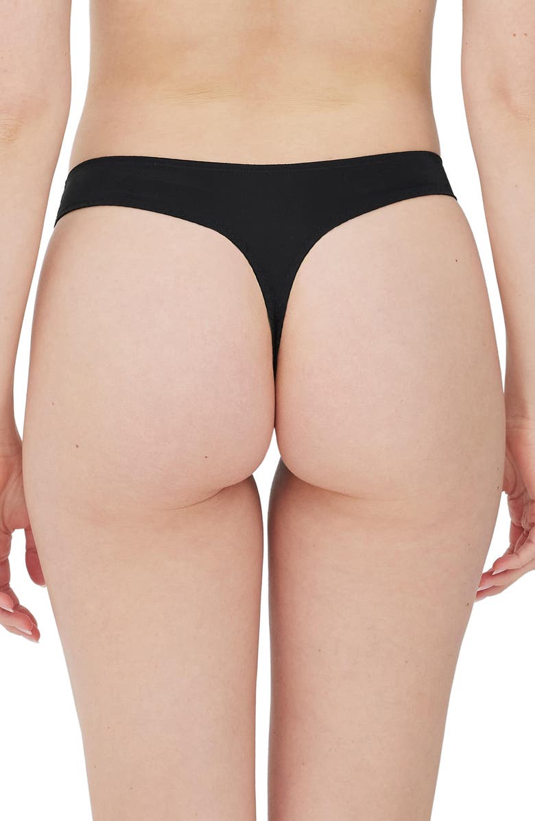 Skarlett Blue Minx Lace Thong, Alternate, color, Black