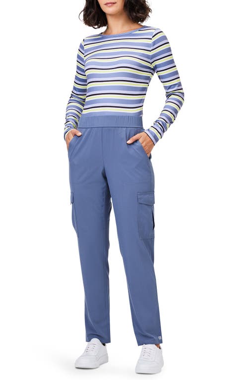 Nz Active By Nic+zoe Tech Stretch Cargo Pants In Gray