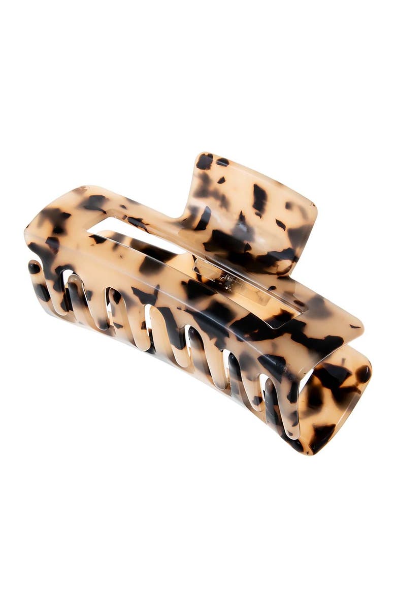 BY ADINA EDEN Large Open Rectangle Hair Claw Clip, Alternate, color, 