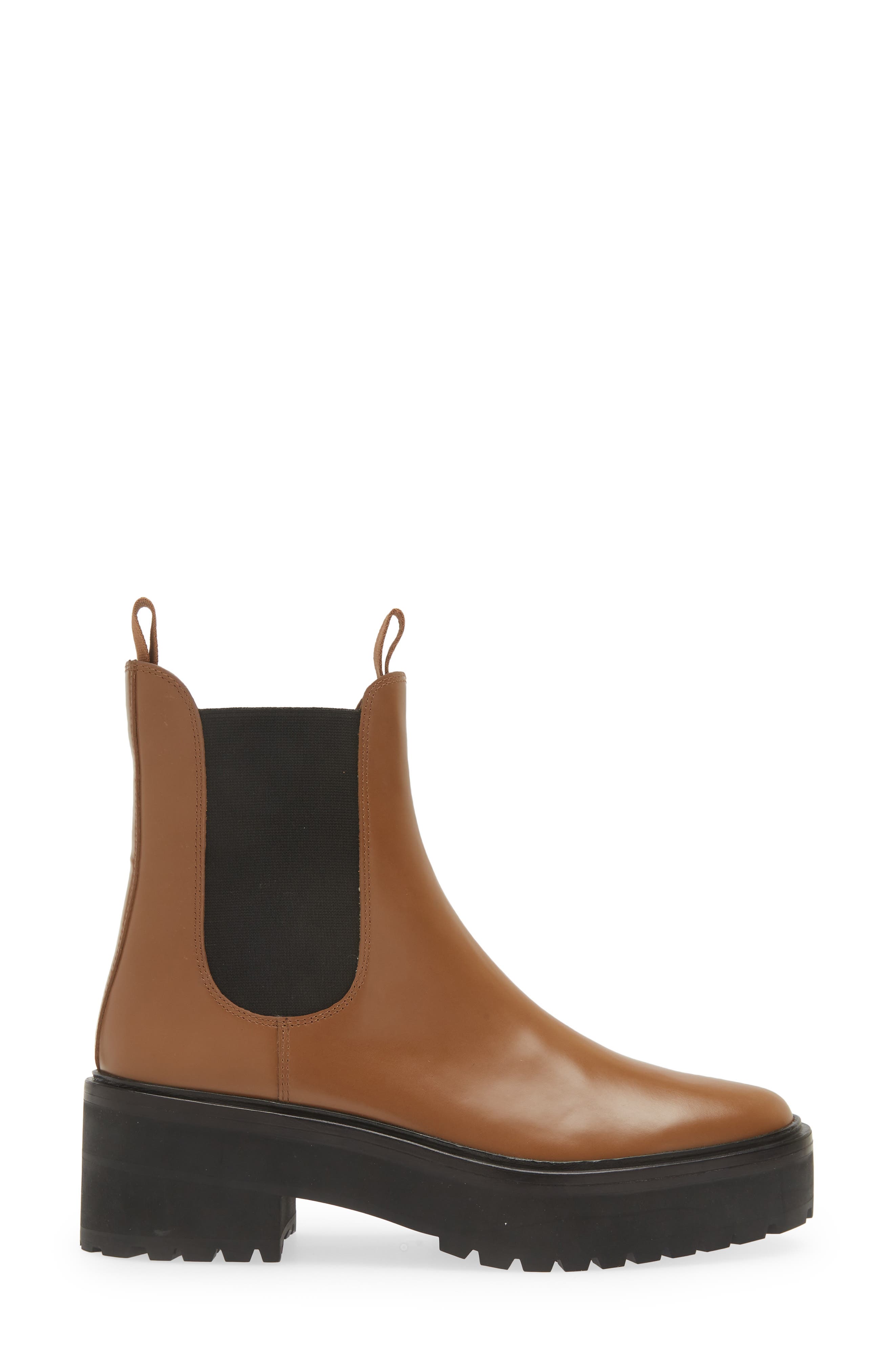 Loeffler Randall Reggie Lug Sole Chelsea Boot, Alternate, color, Safari