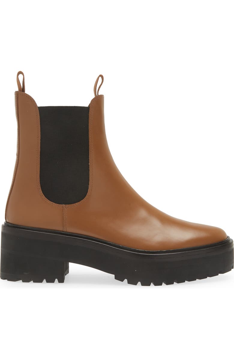 Loeffler Randall Reggie Lug Sole Chelsea Boot, Alternate, color, Safari