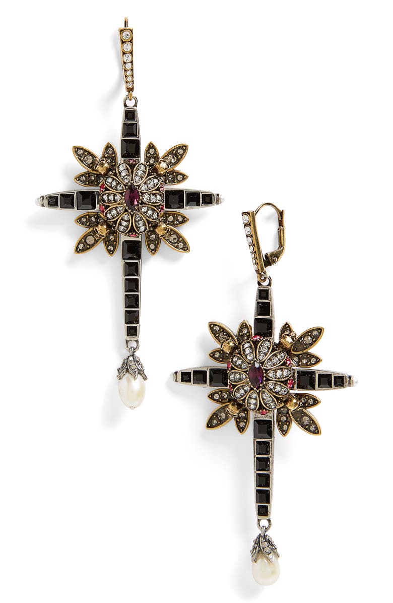 McQueen Alexander McQueen Drop Earrings, Main, color,