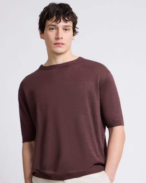 Linen Knit T-Shirt