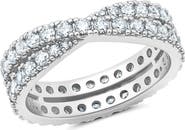 Crislu Grace Cubic Zirconia Eternity Ring