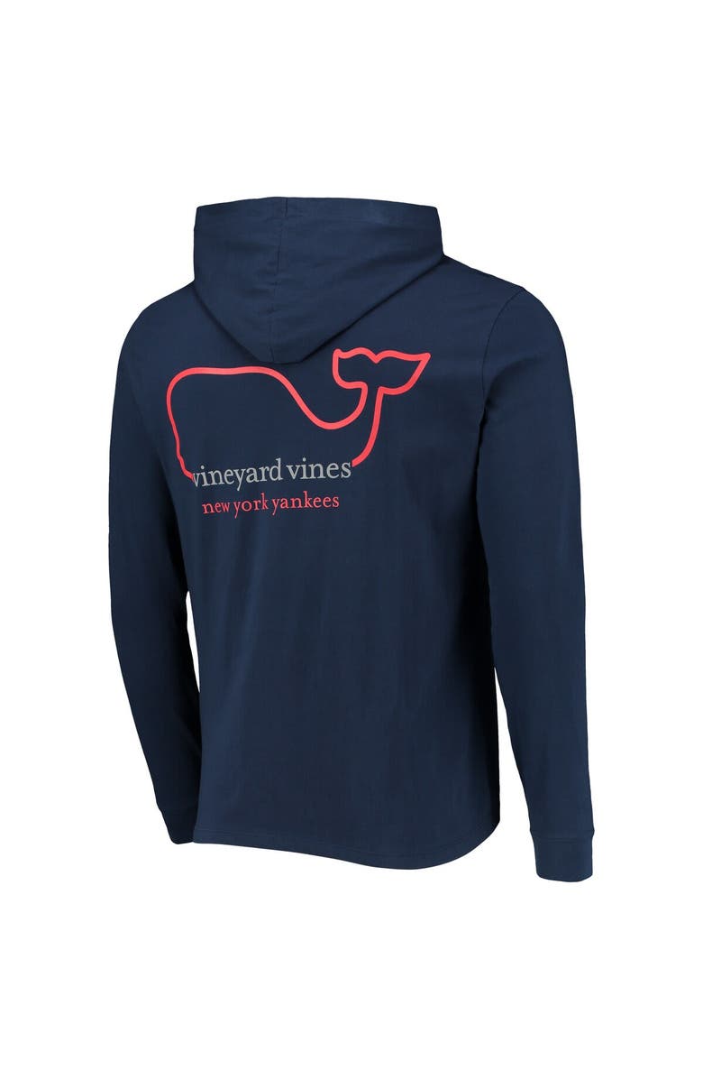 vineyard vines Men's Vineyard Vines Navy New York Yankees Long Sleeve Hoodie T-Shirt, Alternate, color, 