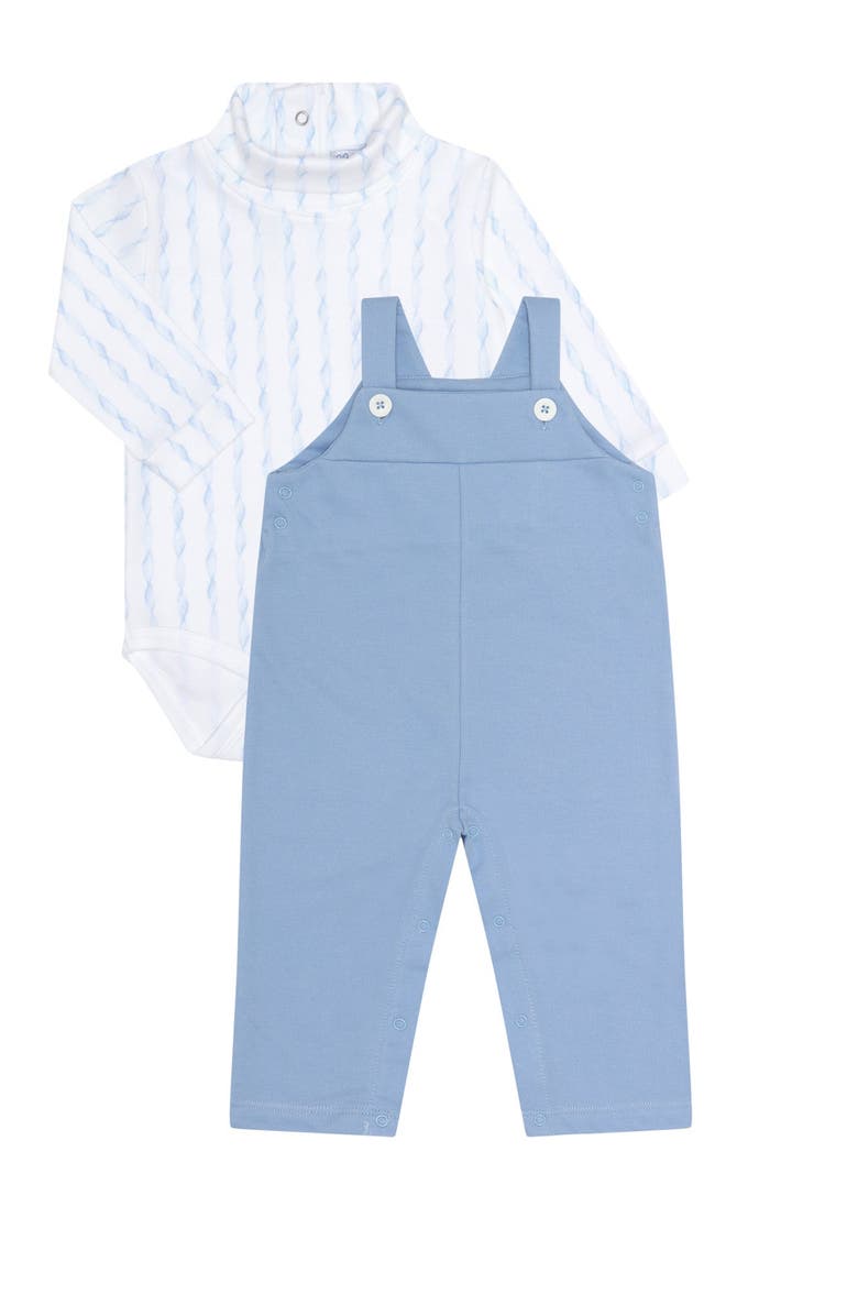 Nellapima Blue Twirl Overall Set - Baby, Alternate, color, Blue
