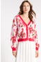 selected Pink Red Floral Jqrd