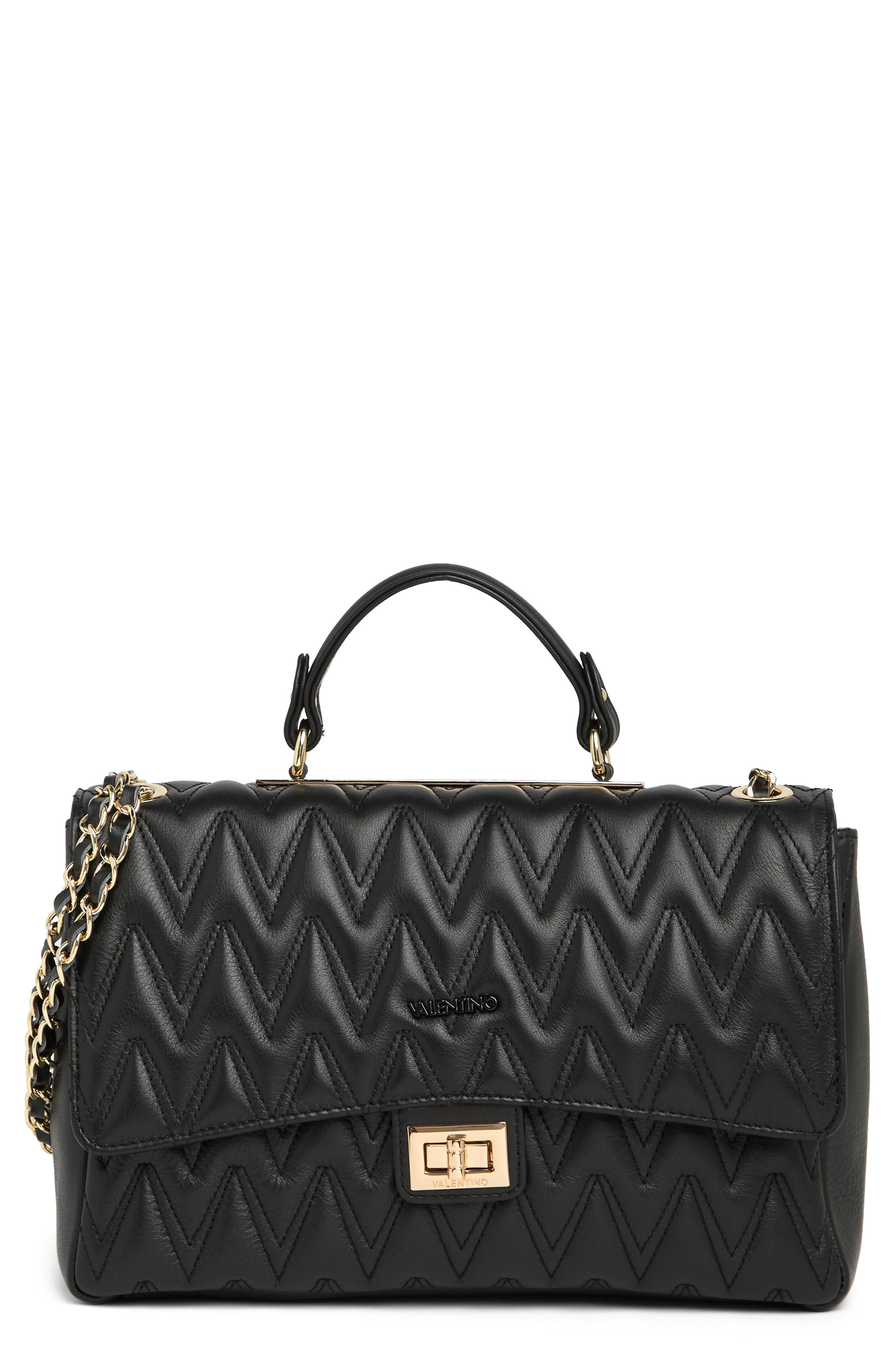 VALENTINO BY MARIO VALENTINO Posh Leather Shoulder Bag, Main, color, 