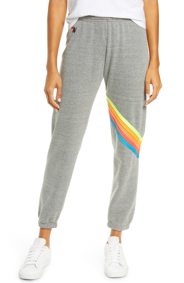 Aviator Nation Chevron Stripe Joggers, Main, color, 