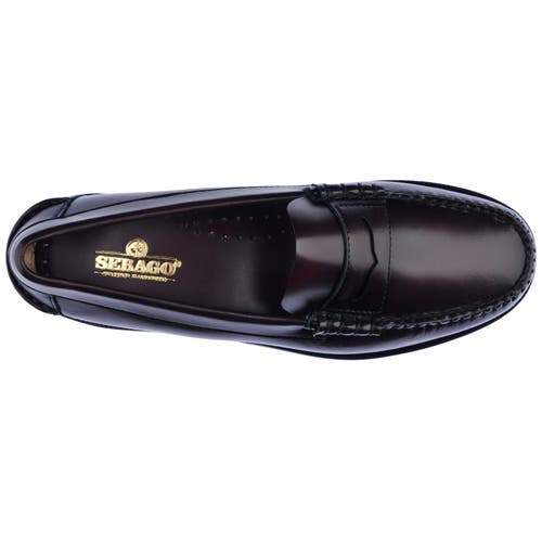 Sebago Classic Dan Penny Loafers In Burgundy