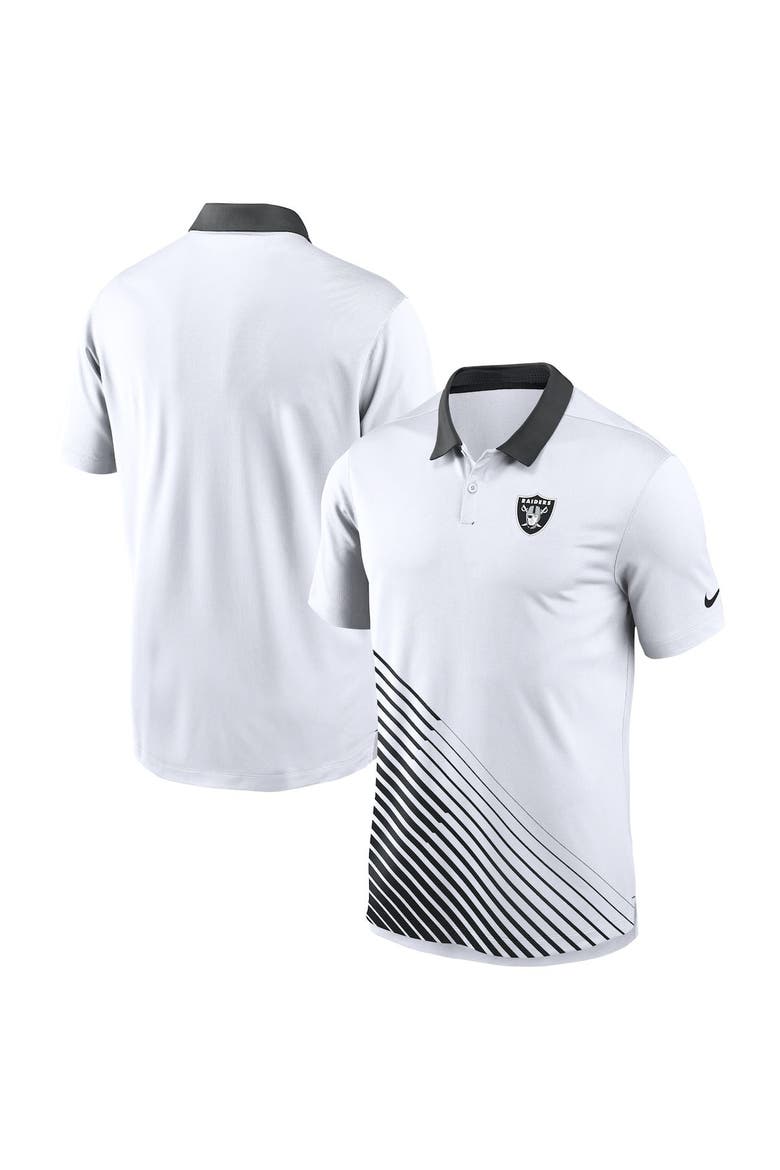 Men's Nike  White Las Vegas Raiders Vapor Performance Polo, Alternate, color, White