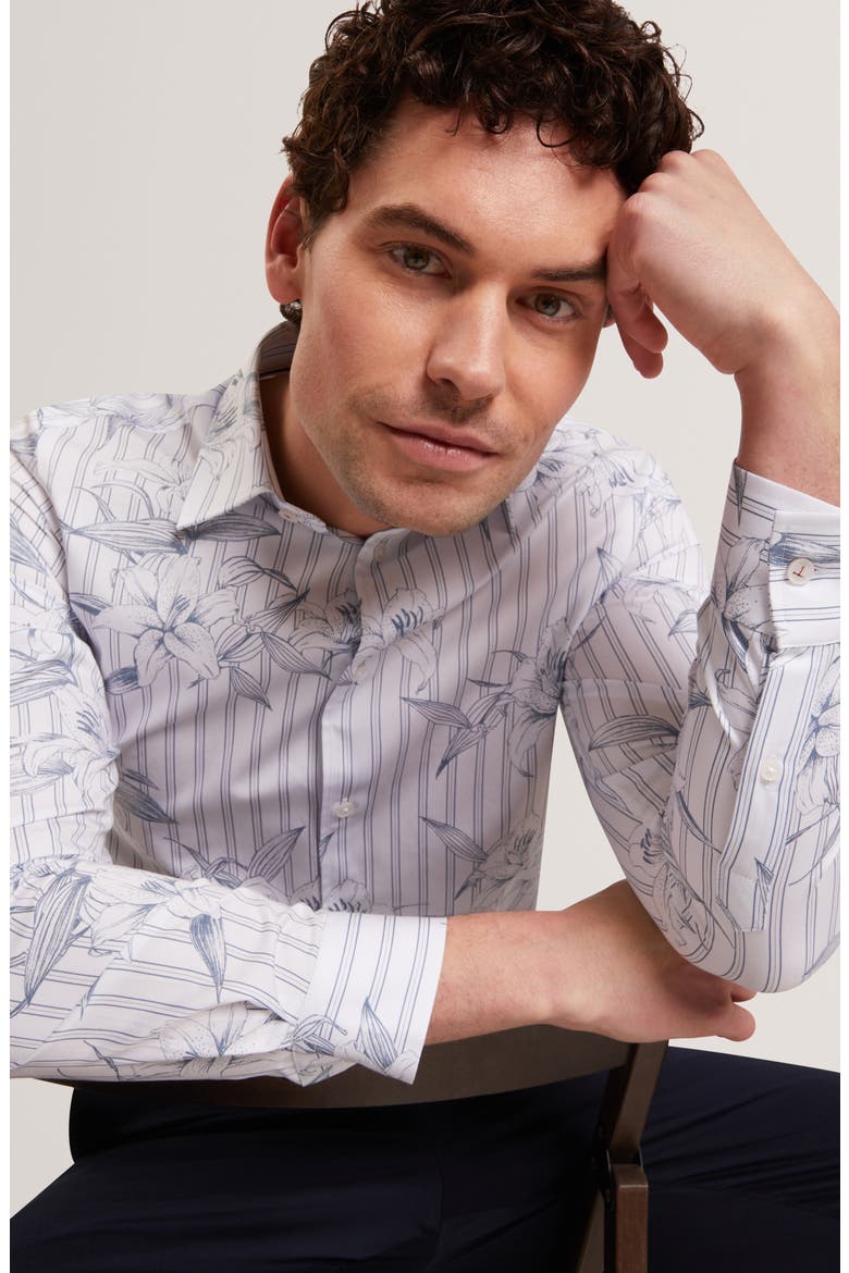 Cipher Long Sleeve Regular Fit Button-Up Shirt, Alternate, color, LIGHT-BLUE