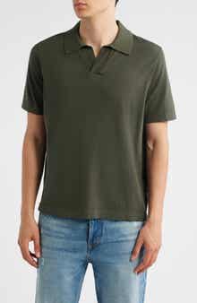 NN07 Ryan 6311 Cotton & Linen Johnny Collar Polo