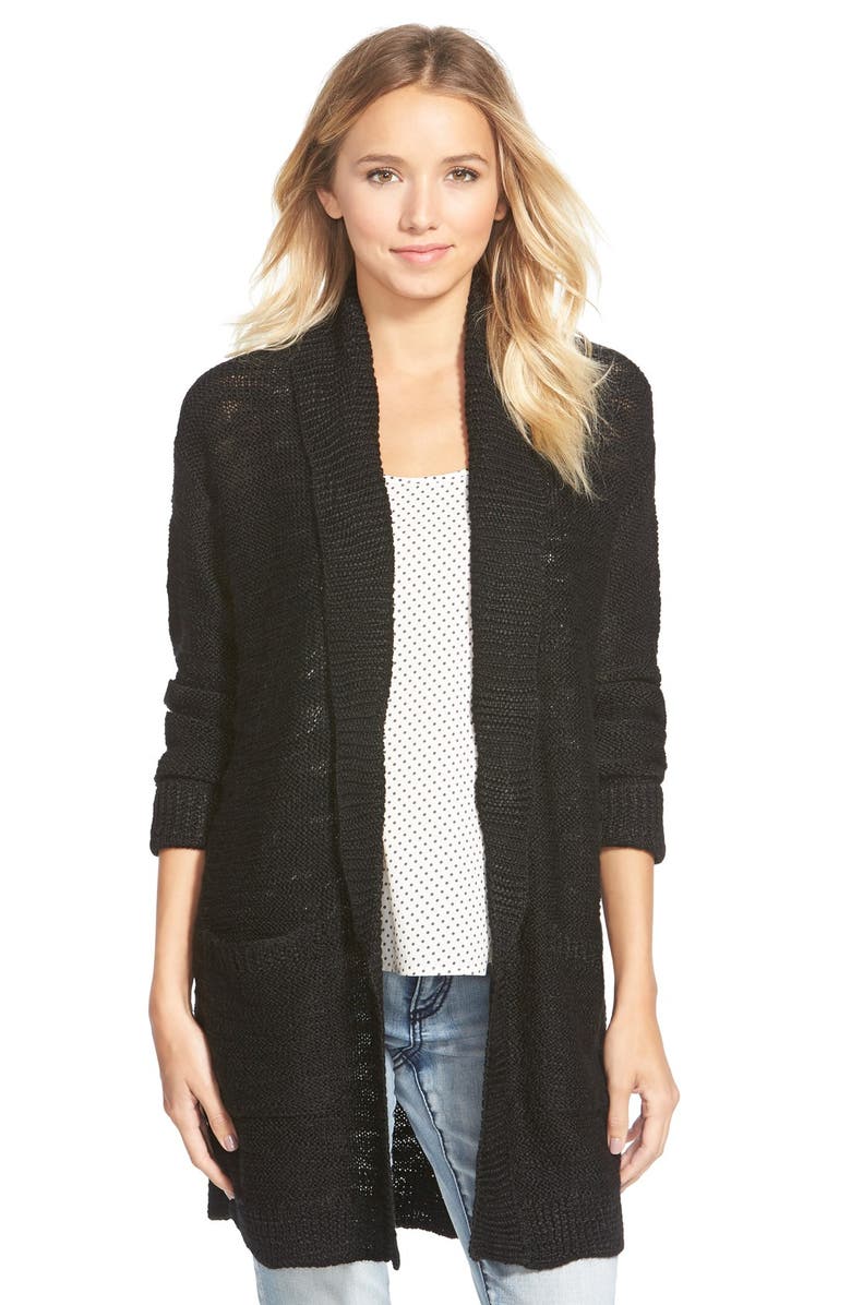 BP. Open Front Slub Cardigan, Main, color, 