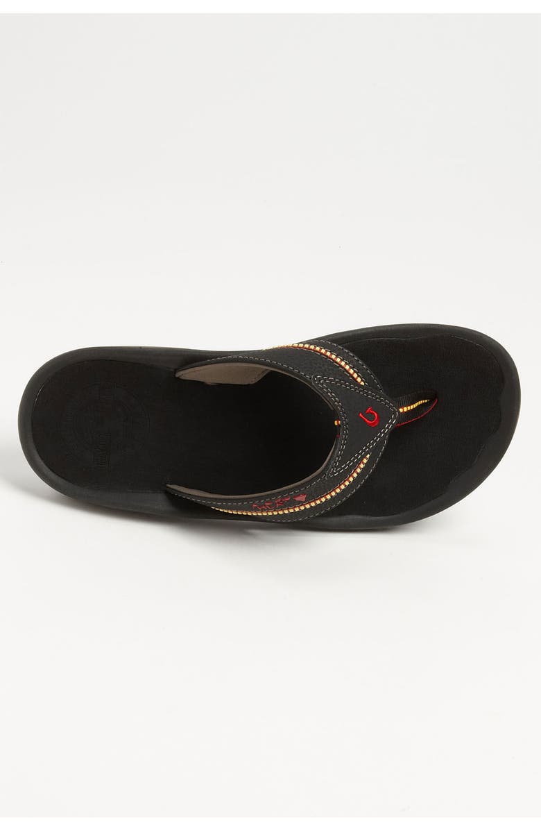 OluKai 'Kia'i II' Flip Flop, Alternate, color, Black/ Black