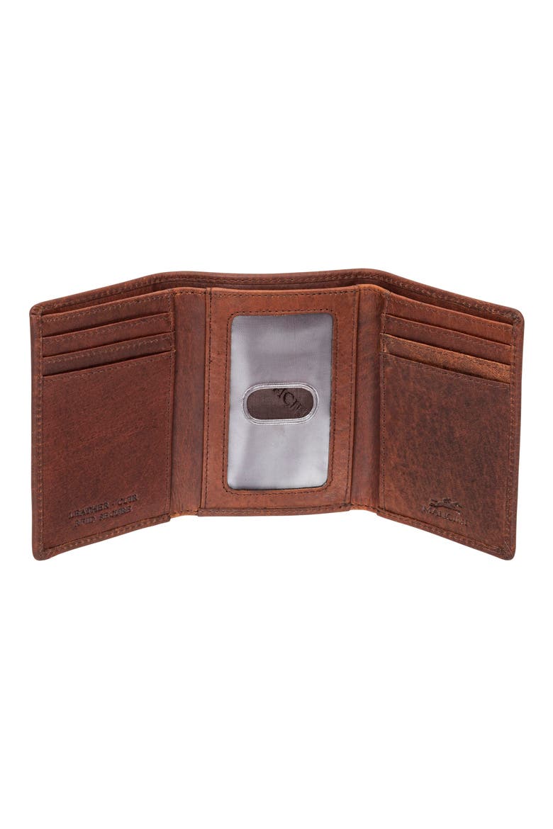 RFID Trifold Wallet, Alternate, color, BROWN