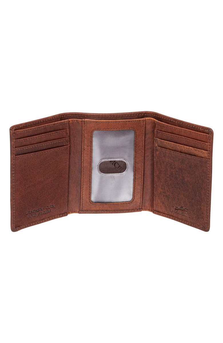 Mancini RFID Trifold Wallet, Alternate, color, Brown