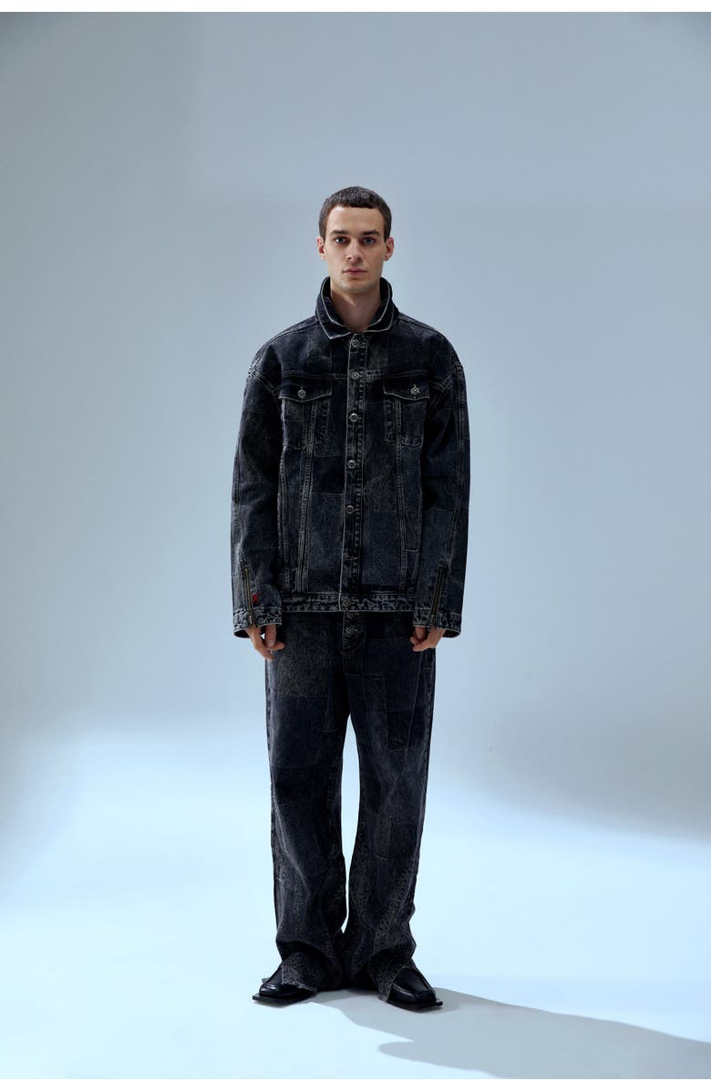 PCFG Your *Itch Colorblocked Denim Pant, Alternate, color, Black