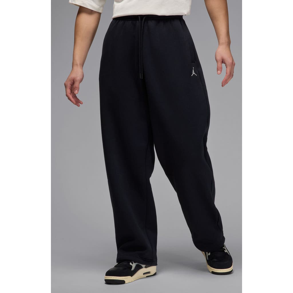 Jordan Brooklyn Oversize French Terry Sweatpants In Black