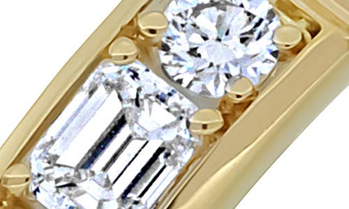 Bony Levy Maya Mixed Diamond Stacking Ring In 18k Yellow Gold