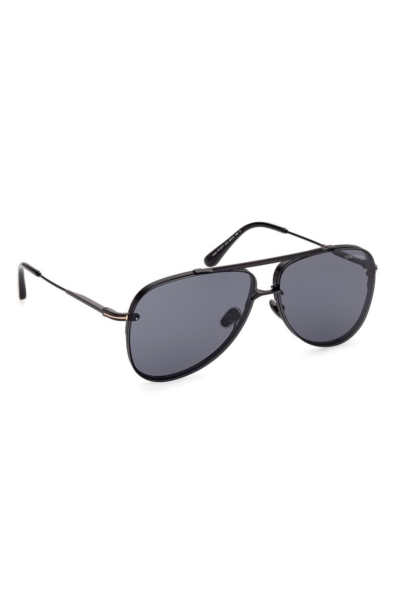 TOM FORD Leon 62mm Pilot Sunglasses, Alternate, color, 