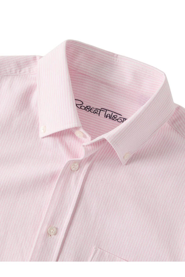 Harrison Button Down Oxford Shirt, Alternate, color, Pink Stripe