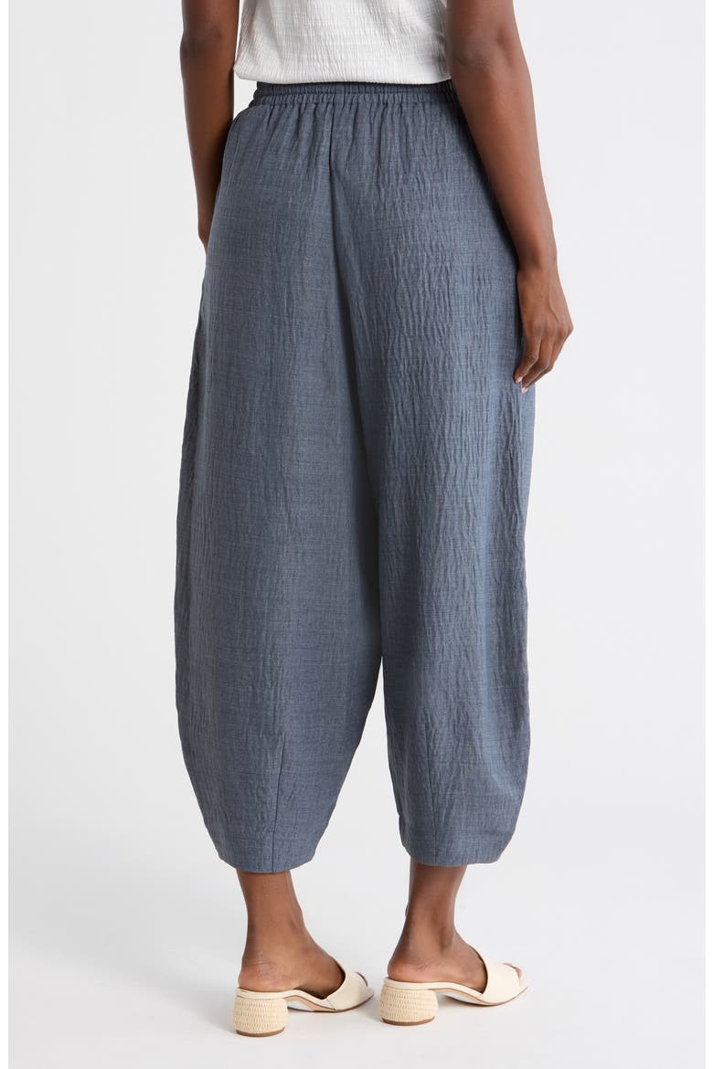 Drawstring Lantern Pants, Alternate, color, HEATHER BLUE STEEL