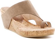 Donald Pliner Gyer Leather Wedge Sandal