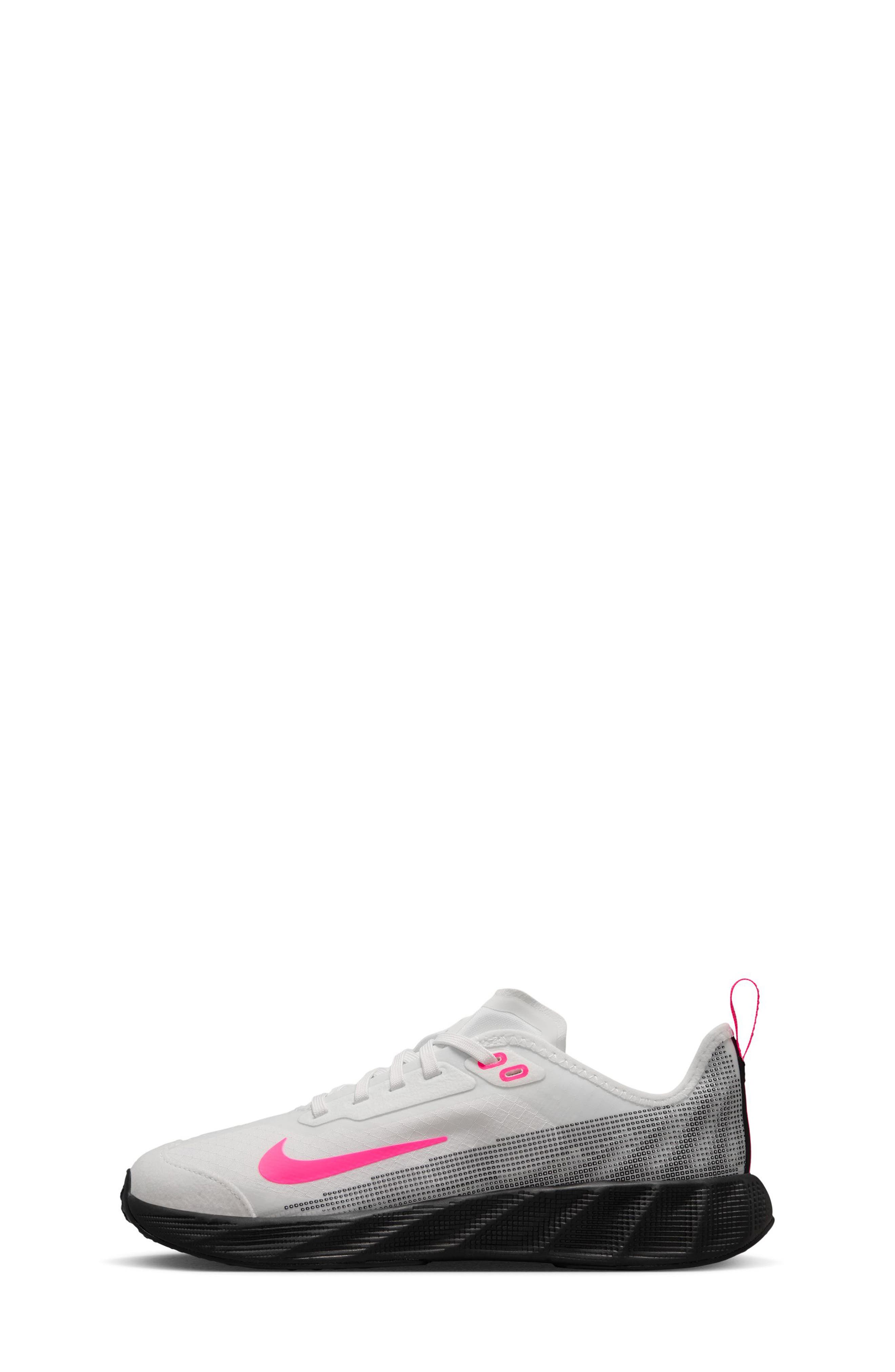Kids' Ava X Sneaker, Alternate, color, SUMMIT WHITE/BLACK/HYPER PINK