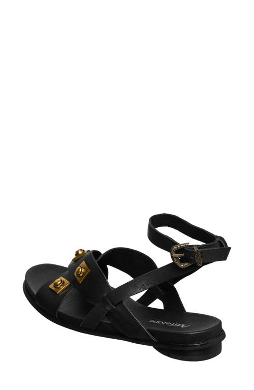 Antelope Reza Stud Sandal In Black