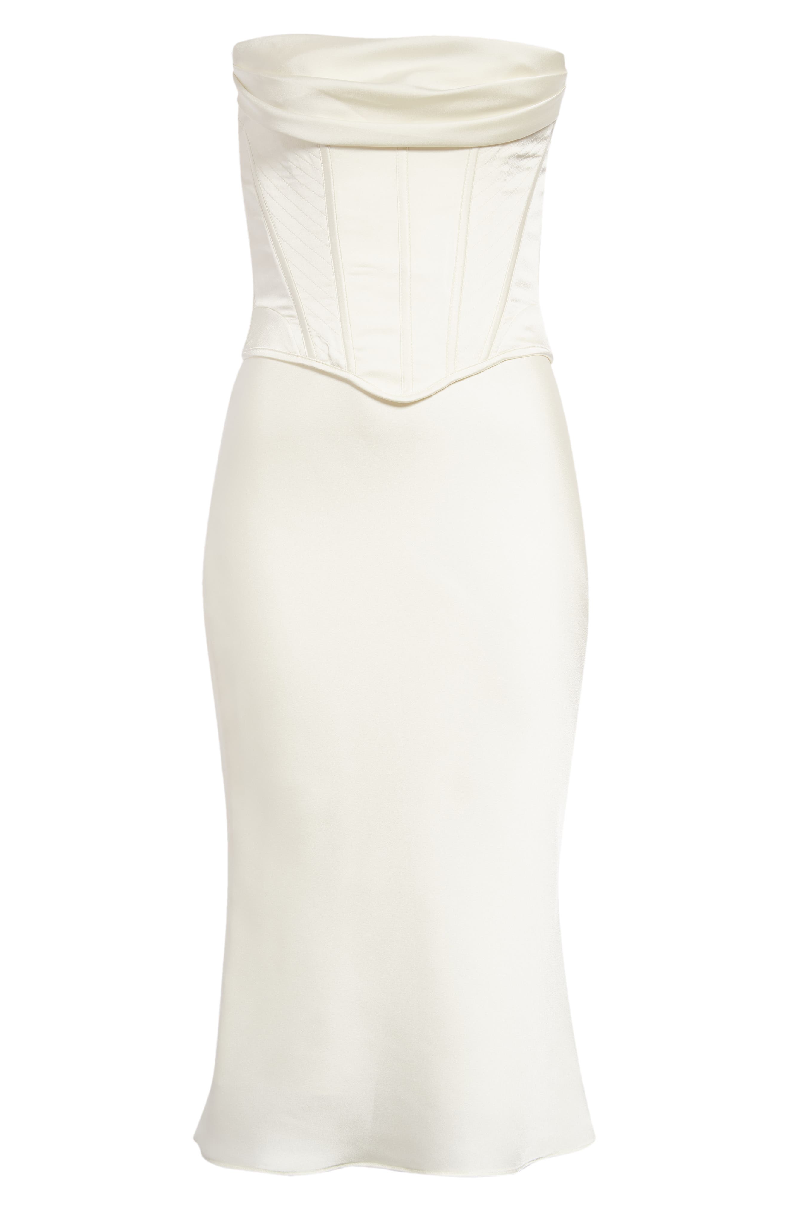 sienna corset dress SIENNA CORSET STRAPLESS DRESS