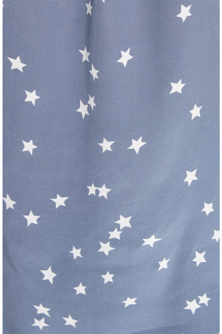 'Starry Night' Silk Shirt, Alternate, color, BLUESTONE