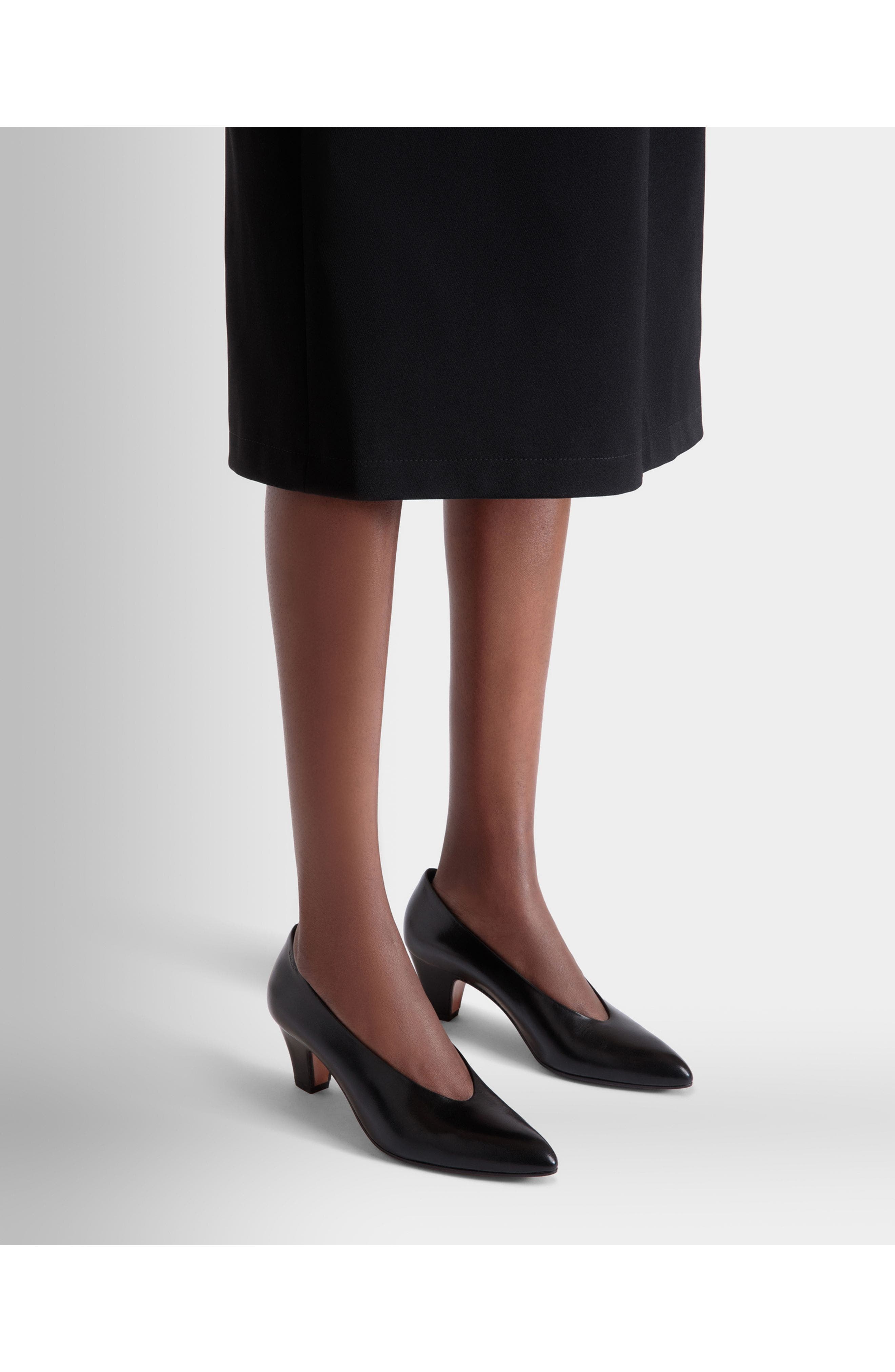 Bally Alva Pump in Leather, Alternate, color, Black