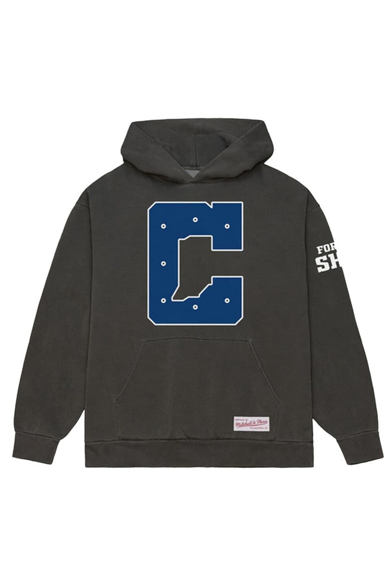 Men's Mitchell & Ness Charcoal Indianapolis Colts Indiana Nights State C Fleece Hoodie, Main, color, Charcoal