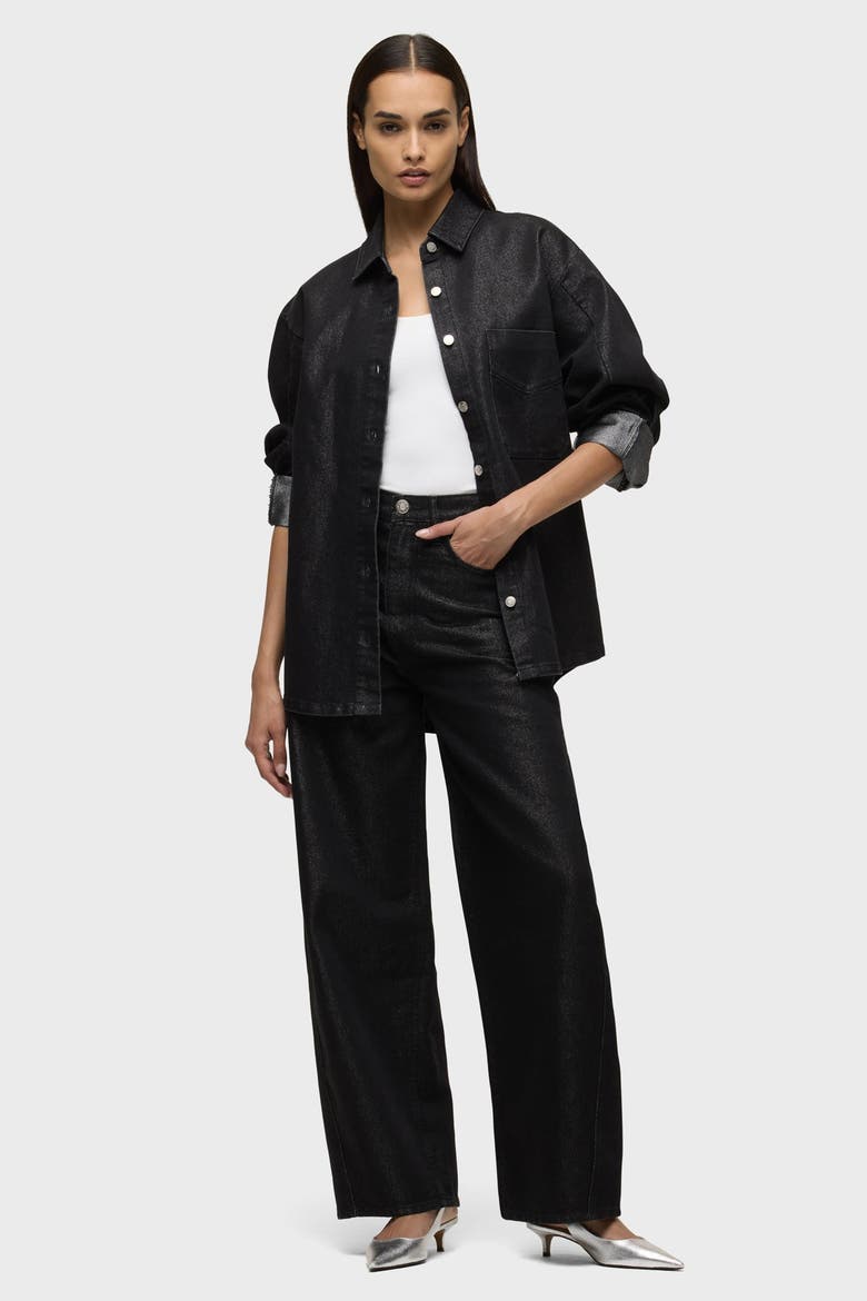 Bailey Relaxed Barrel Jean, Alternate, color, METALLIC RINSE