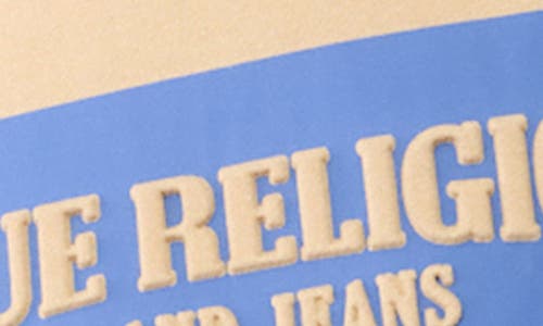 True Religion Embossed Logo Graphic Sweatshirt In Travertine