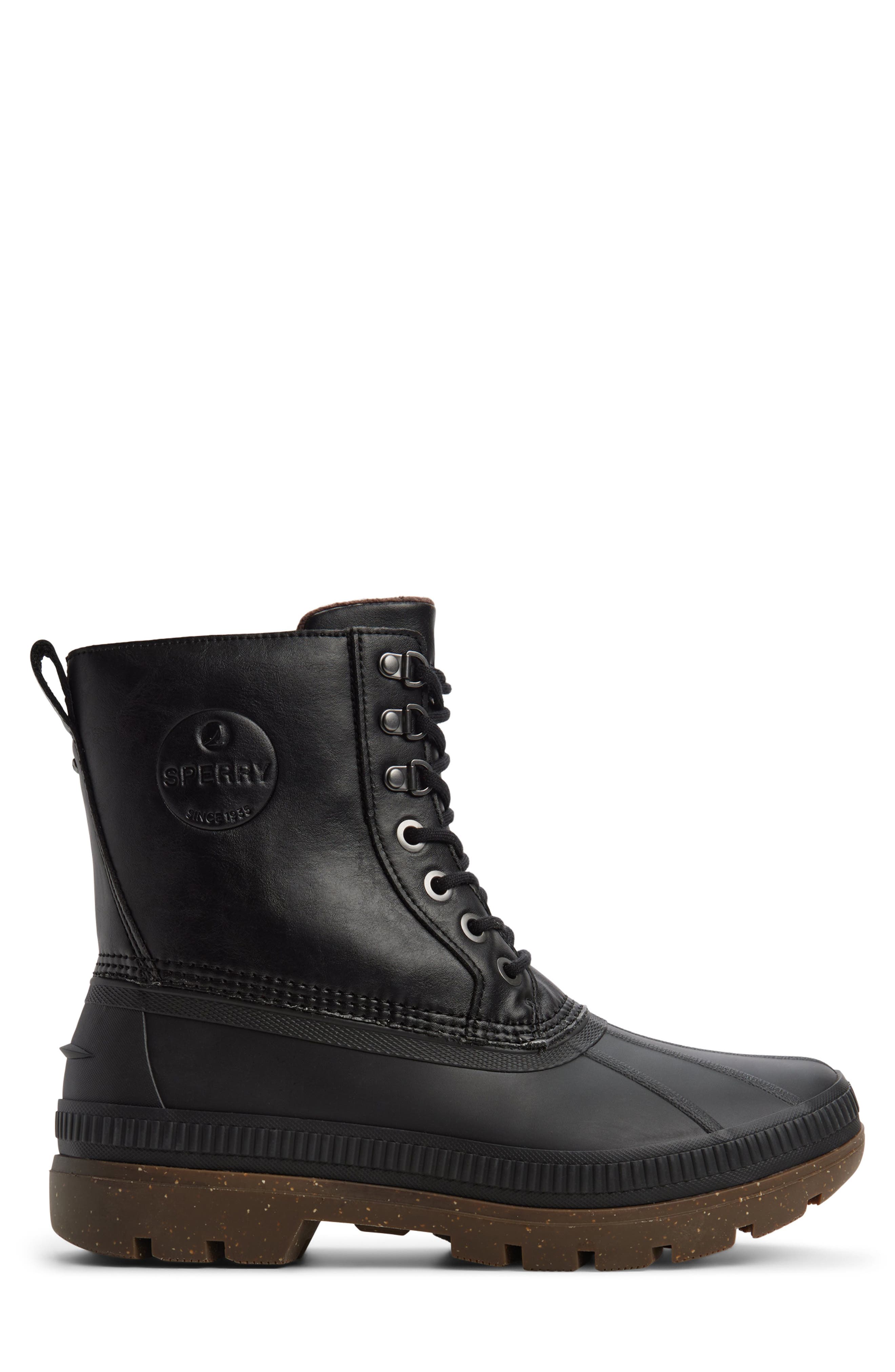 Sperry Ice Chukka Boot, Alternate, color, Black