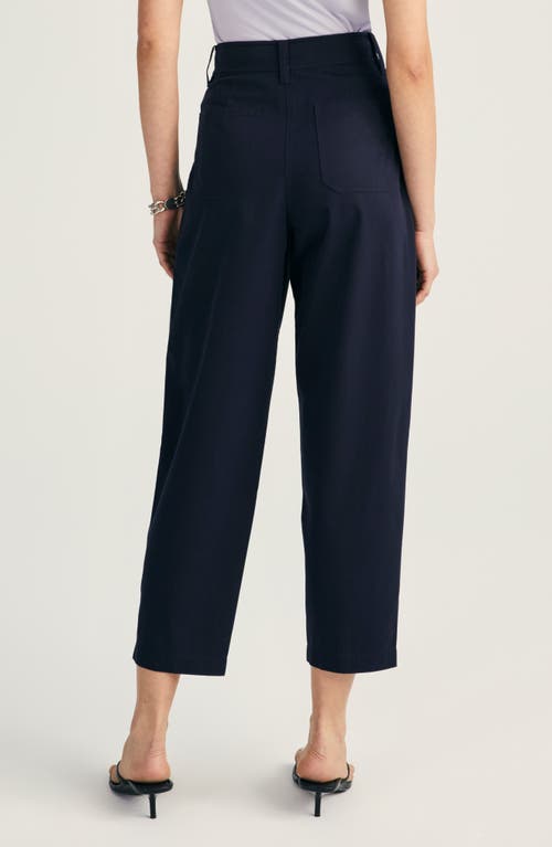 Derek Lam 10 Crosby Peirson Utility Ankle Pants In Night Sky