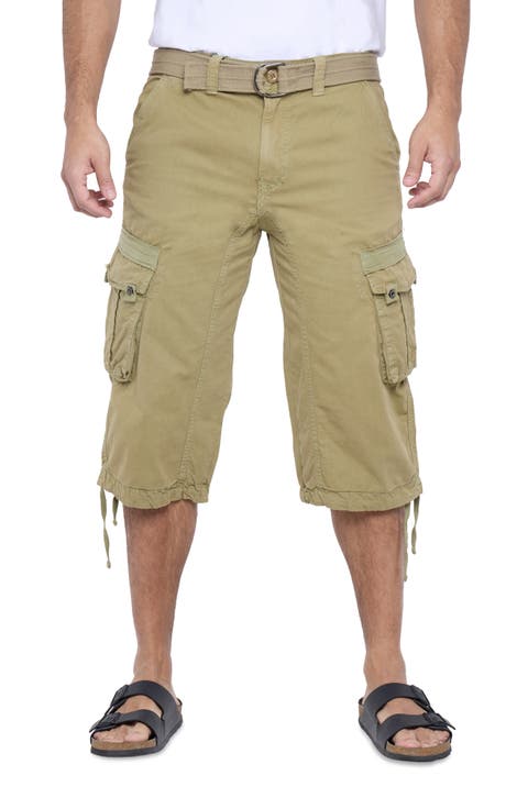 Belted Cargo Shorts