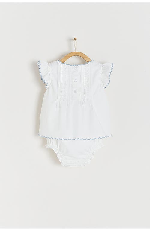Shop Babycottons Monaco Bodysuit In White
