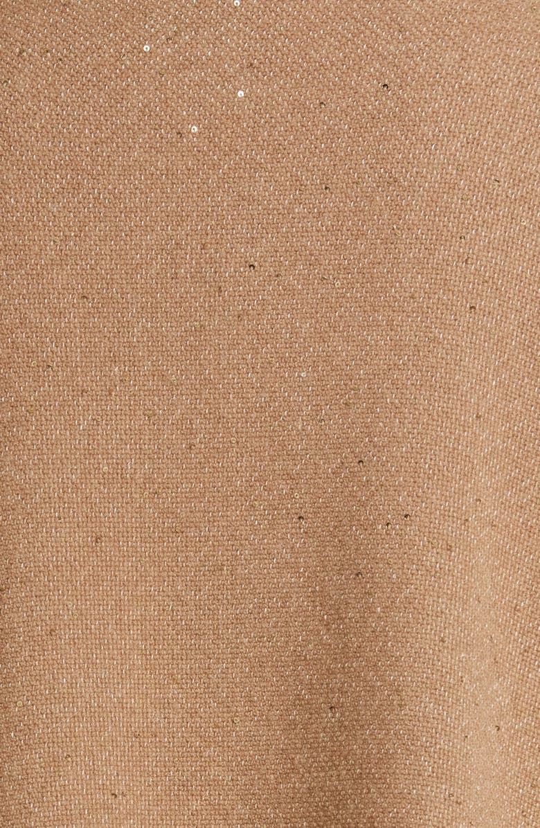 Fabiana Filippi Fringe Virgin Wool Blend Ruana, Alternate, color, 