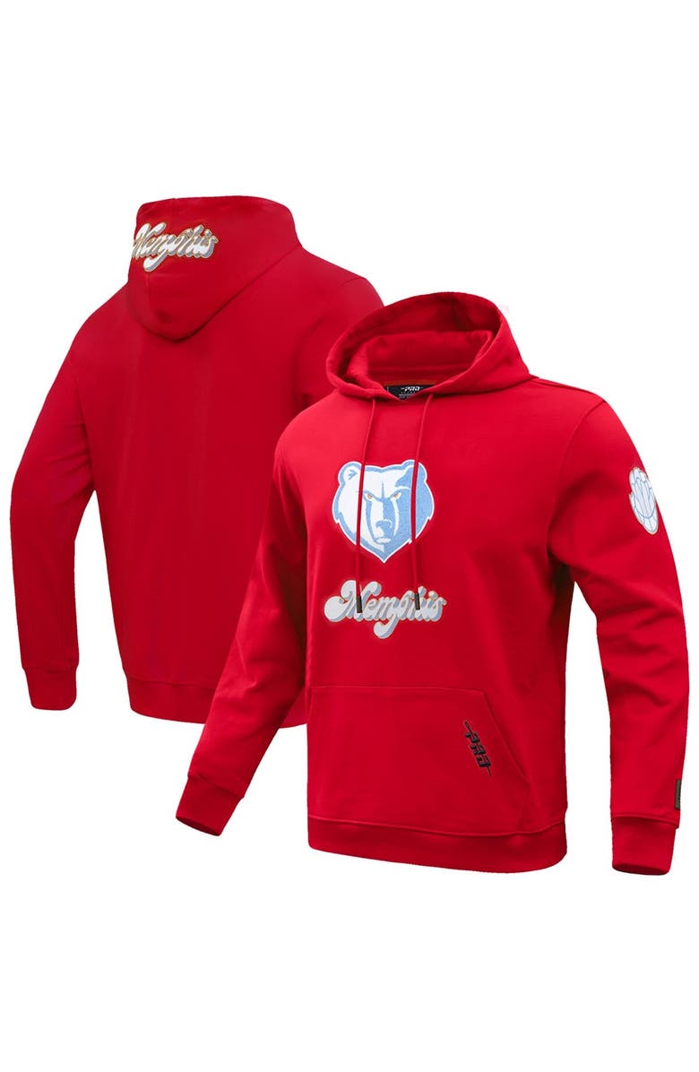PRO STANDARD Men's Pro Standard Red Memphis Grizzlies 2024/25 City Edition Pullover Hoodie, Alternate, color, 