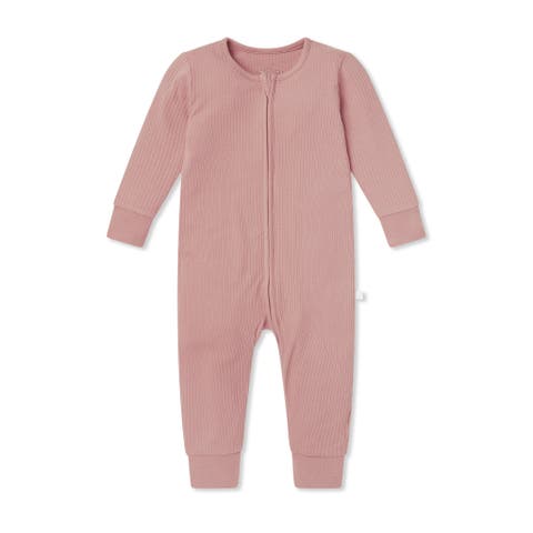 Ribbed Two Way Zip-Up Sleepsuit (Baby)