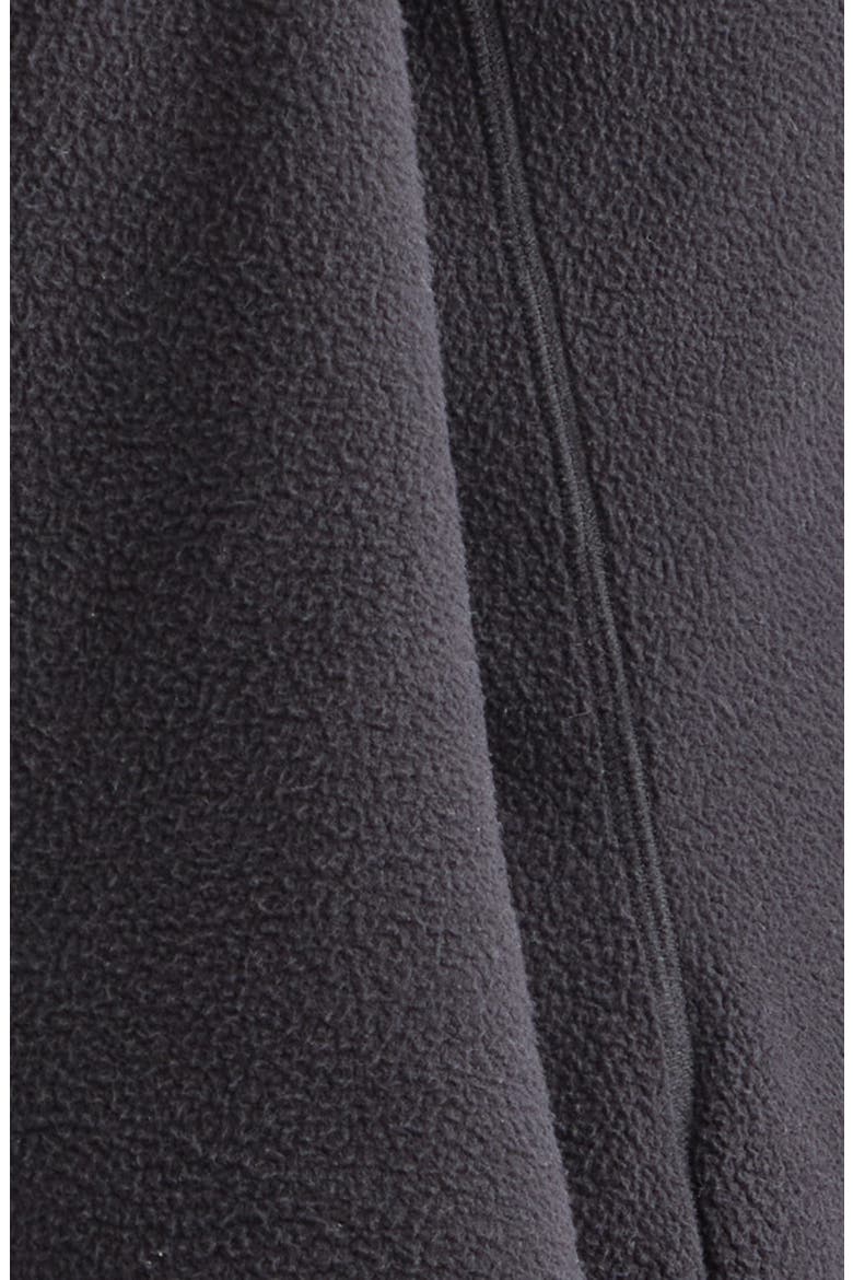 Shaped Victorian Fleece Jacket, Alternate, color, BLACK