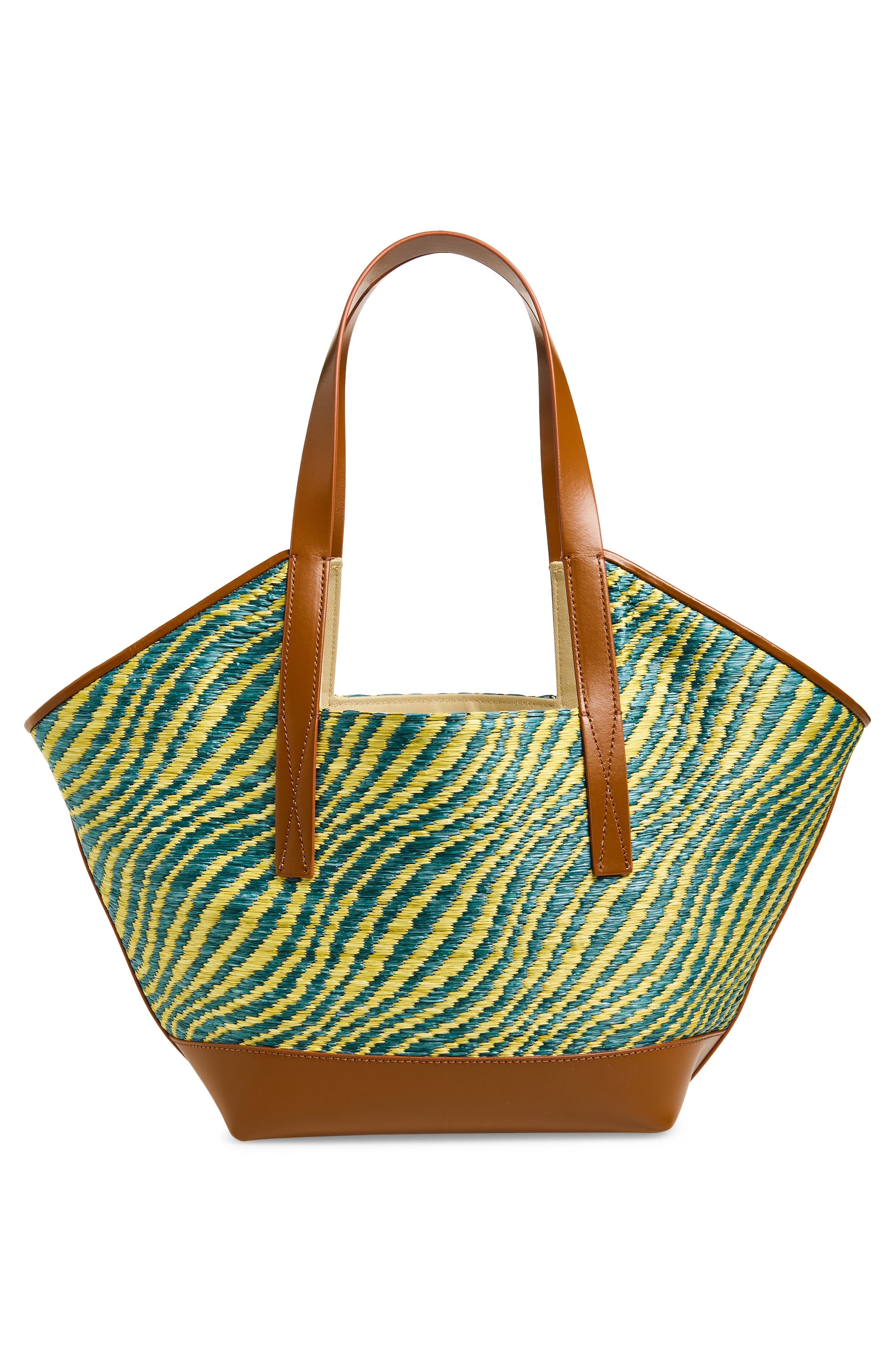 Small Waves Tote, Alternate, color, 00V44 GARDEN GREEN