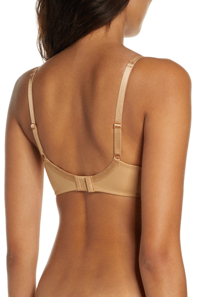 Basic Invisible Smooth Support T-Shirt Bra, Alternate, color, TOFFEE