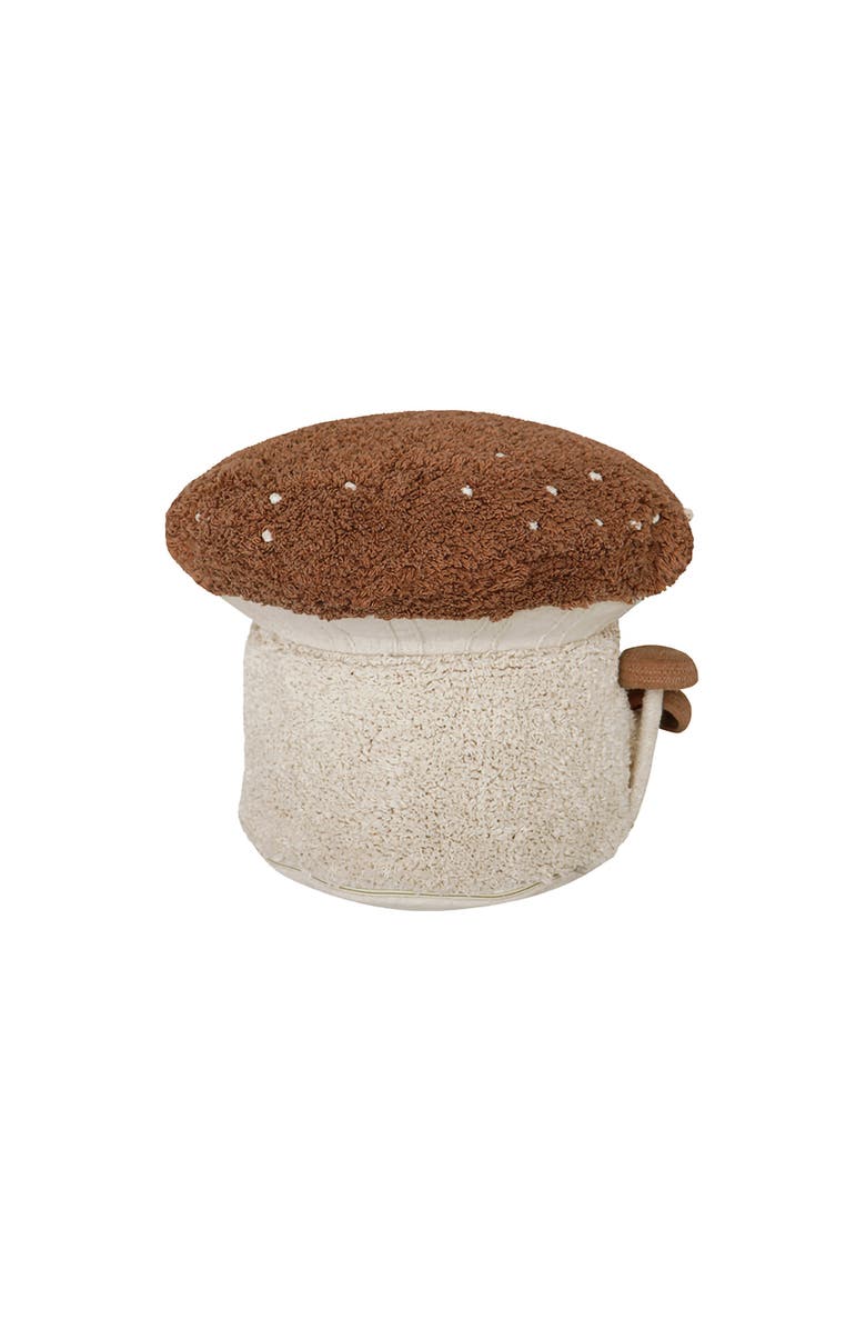 Lorena Canals Pouf Boletus, Main, color, Toffee, Natural