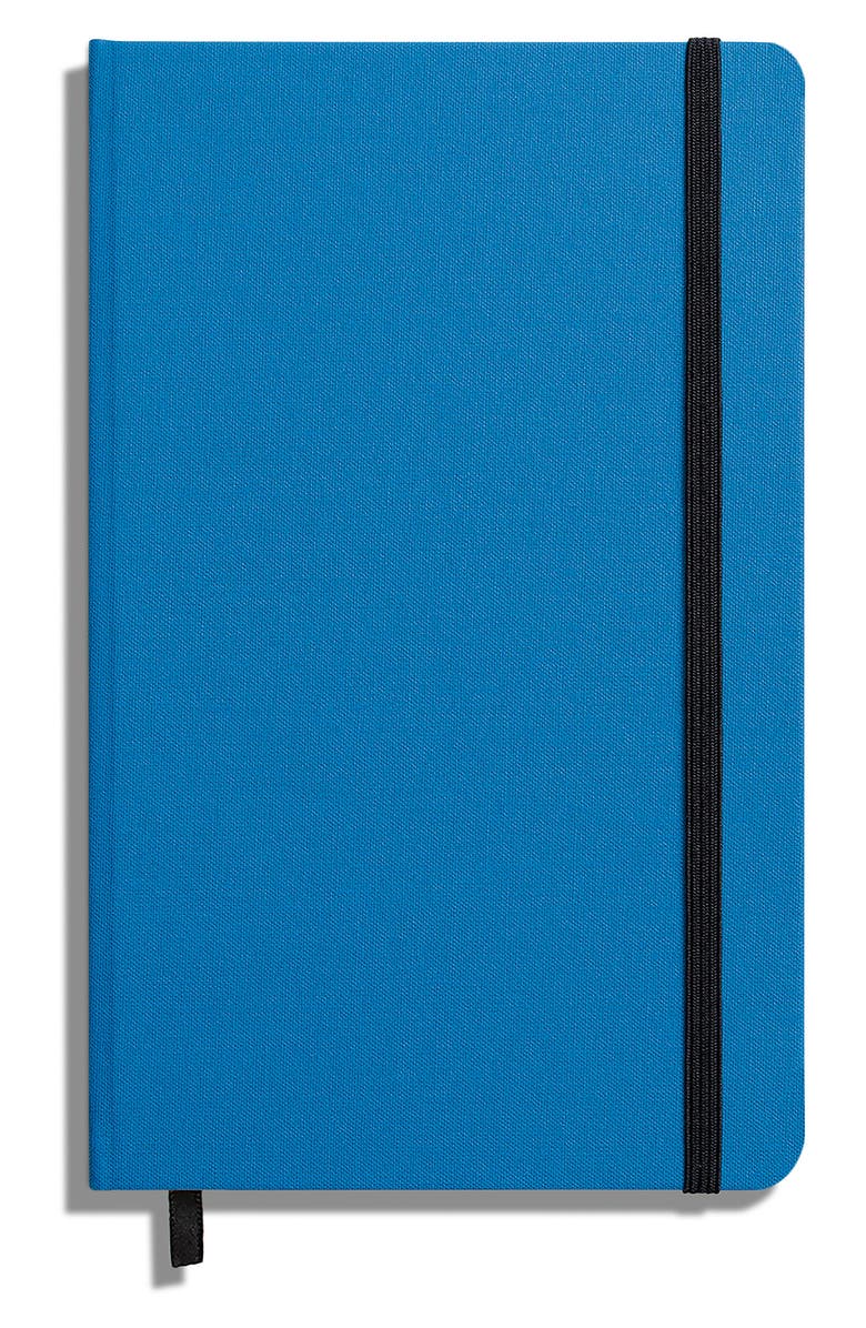 Shinola Hardcover Linen Journal, Alternate, color, Cobalt