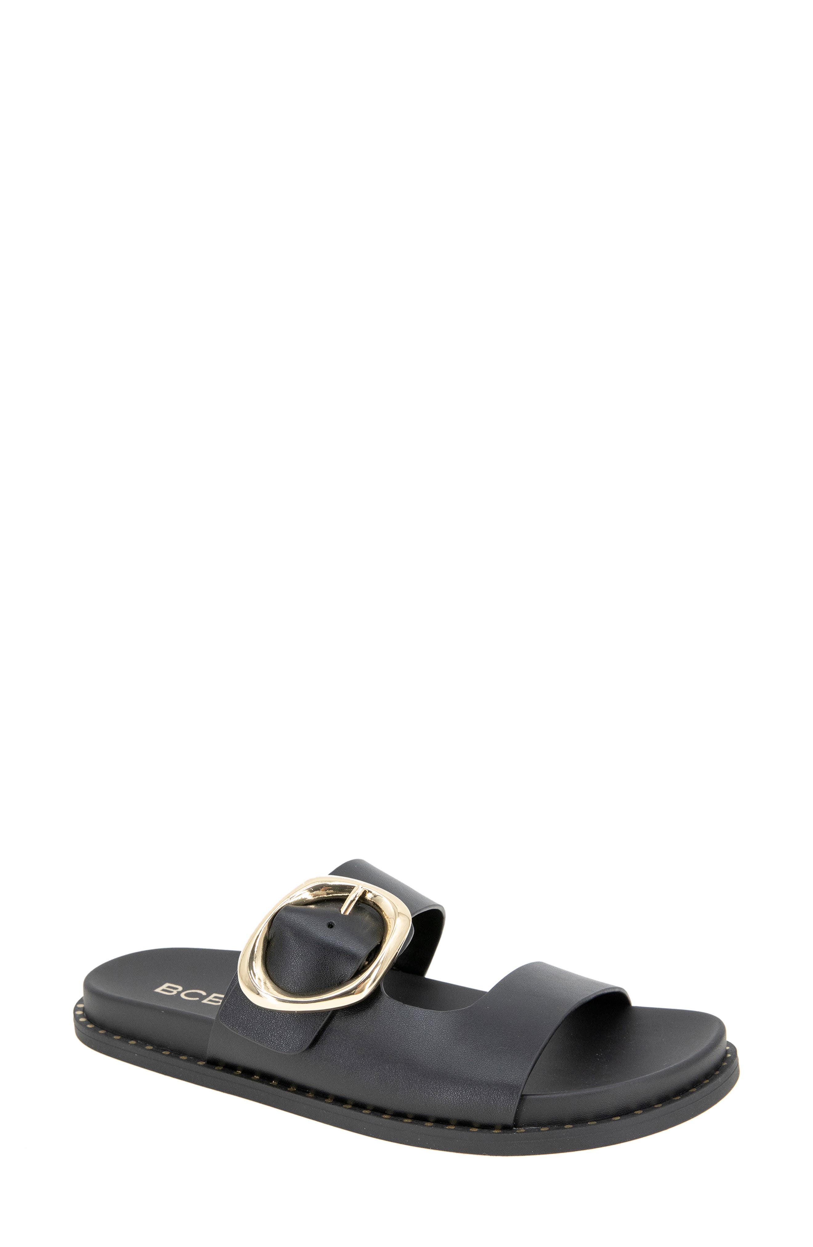 BCBG Tandra Slide Sandal, Main, color, Black