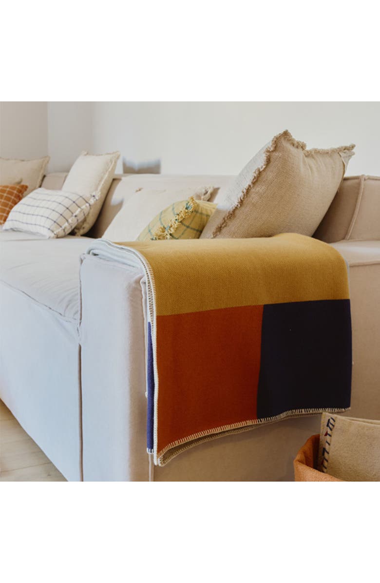 Lorena Canals Knitted Blanket Color Composition, Alternate, color, 